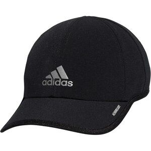 Men's Black/silver Reflective/super Lite Hat Running Cap
